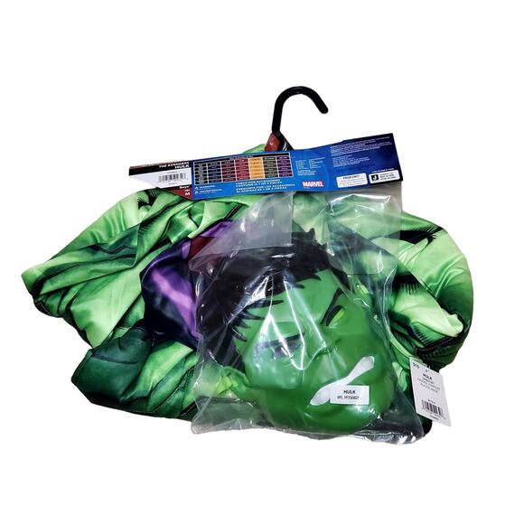 New Halloween Costume Marvel Avengers The Incredible Hulk Boys Child M 8 - Picture 2 of 3